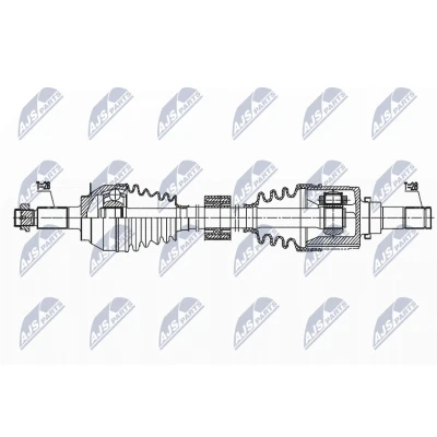 Kuva Vetoakseli SUZUKI SX4 S CROSS (jy), Etuakseli, vasen OE 4410261M20, 4410261M21, 4411861MC0