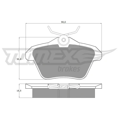 Kuva TOMEX brakes TX 12 68 Jarrupalat Taka akseli ALFA ROMEO: 156 Sedan, 166