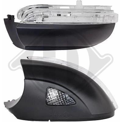 Kuva DIEDERICHS 2215127 Kotelo Ulkopeili Vasen Vilkkuvaloon VOLKSWAGEN: Golf 6, 6