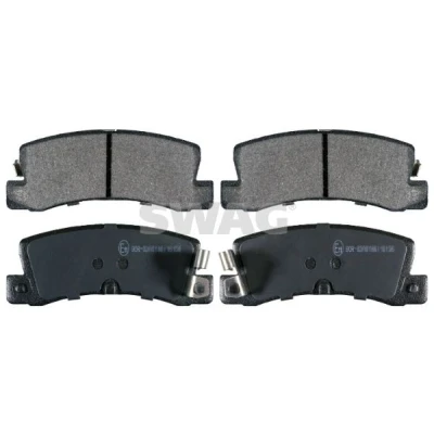 Kuva SWAG 81 91 6580 Jarrupalat Taka akseli akustisella kulumavaroittimella TOYOTA: Corolla VIII Sedan, VII FX Hatchback