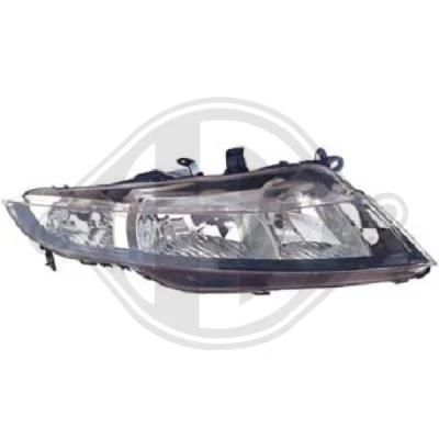 Kuva DIEDERICHS 5210080 Ajovaloumpio Oikea H7, H7/H1, H1 Oikeanpuoleiselle liikenteelle HONDA: Civic VIII Hatchback (FN, FK) Type R, 1.4, 1.8