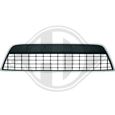 Kuva DIEDERICHS Priority Parts 1428046 Puskurin Ritilä kromattu raita Keskellä FORD: MONDEO 4 Turnier