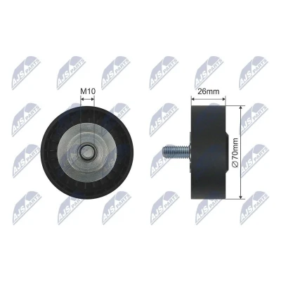 Kuva Ohjain /kiristysrulla kiilahihna BMW, SSANGYONG OE 1 440 237, 11 28 7 549 557