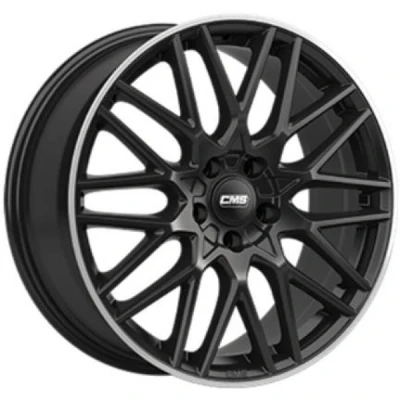 Kuva CMS C25 Gloss Black Polished lip 7.5x18 5/112 ET47 B66.5