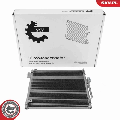 Kuva ESEN SKV 86SKV392 Ilmastoinnin Lauhdutin ilman vedenerotinta Alumiini 418mm TESLA: Model S (5YJS) 70, P90D AWD, 90D 75, 100D 90, Plaid AWD