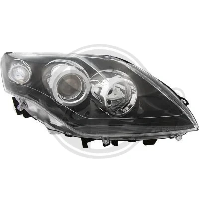 Kuva DIEDERICHS 4474082 Ajovaloumpio Oikea H7/H7 Musta RENAULT: LAGUNA 3 Grandtour