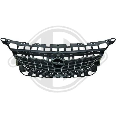 Kuva DIEDERICHS Priority Parts 1807040 Etusäleikkö Musta OPEL: Astra J Sports Tourer