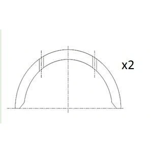 Kuva Välilevy, kampiakseli FAI AutoParts BT3010 STD