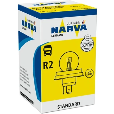Kuva NARVA 493213000 Polttimo, kaukovalo R2 (Bilux) 24V 55/50W Halogeeni