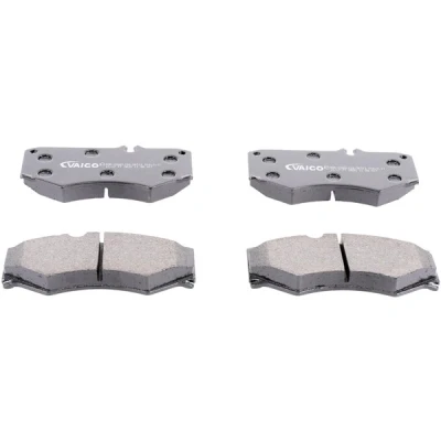 Kuva VAICO V10 8114 Jarrupalat Q+, original equipment manufacturer quality Etuakseli Kulumisenilmaisemelle, Ilman kulumisenilmaisinta