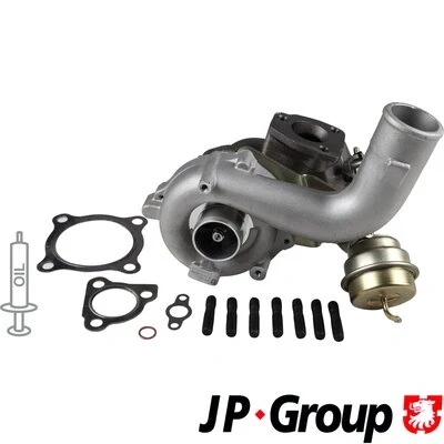 Kuva JP GROUP 1117400800 Turboahdin Pakokaasuahdin Tiivisteillä VOLKSWAGEN: Golf 4 Variant, 4, AUDI: TT Coupe, SKODA: Octavia I Hatchback