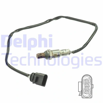 Kuva DELPHI ES21148 12B1 Lambda Anturi Planarsondi, Lämmitetty VOLKSWAGEN: Golf 7 Variant, 7, Sportsvan, SKODA: Octavia 3 Combi
