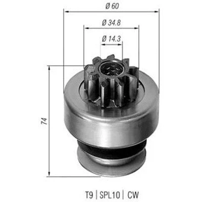 Kuva MAGNETI MARELLI 940113020101 Hammaspyörä, käynnistys