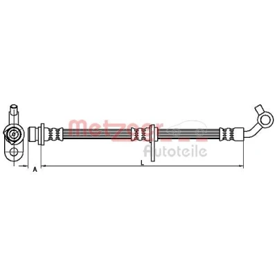 Kuva METZGER 4110499 Jarruletku 472