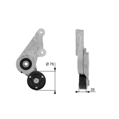 Kuva GATES FleetRunner Micro V Kit T38304 Kiristysrulla VOLVO: V70 I, 960 II Farmari