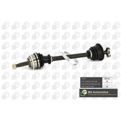 Kuva Vetoakseli, Etuakseli, vasen RENAULT CLIO II, Skåp/halvkombi KANGOO, KANGOO Express, THALIA I OE 7700103731, 7700106007, 7700108248