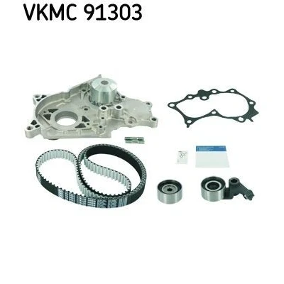 Kuva SKF VKMC 91303 Vesipumppu + Jakohihnasarja Tiivisteillä pinnaruuveilla 178 TOYOTA: Avensis I Sedan, RAV4 II SUV, Corolla IX Sedan