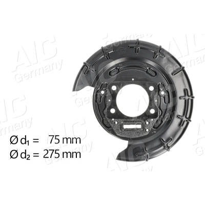 Kuva AIC 57009 Jarrukilpi Taka akseli, oikea KIA: cee‘d I Hatchback, Farmari, HYUNDAI: i30 II Hatchback