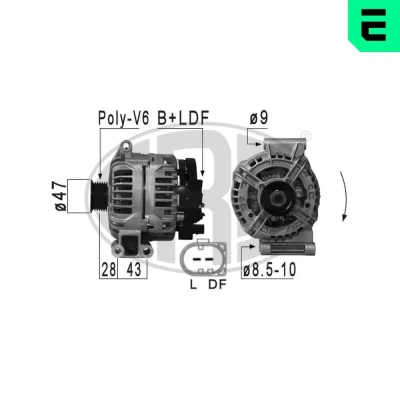 Kuva ERA 210887A Laturi 14V 100A MINI: Hatchback