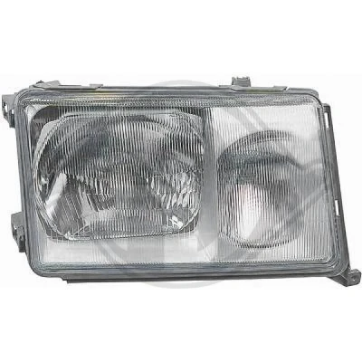 Kuva DIEDERICHS 1612980 Ajovaloumpio Oikea H4, H4/H3, H3 MERCEDES BENZ: W124 Sedan, Cabriolet, Coupe