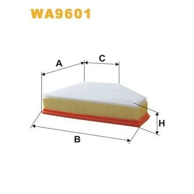 Kuva WIX FILTERS WA9601 Ilmansuodatin 70mm 302mm Suodatinpanos BMW: 3 Sedan, Touring, Coupe