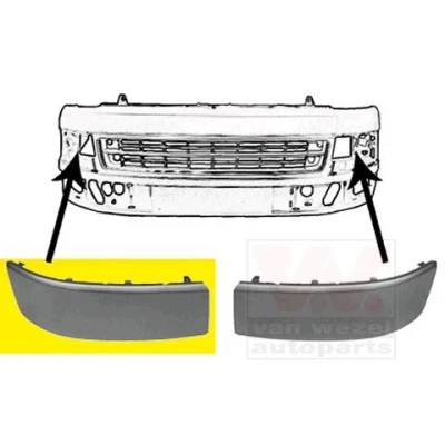 Kuva VAN WEZEL 5790586 Puskurin Pinta Eteen, oikea VOLKSWAGEN: Transporter 5