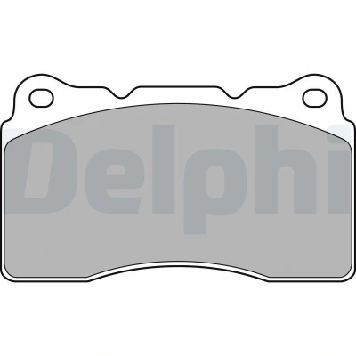 Kuva DELPHI LP1944 Jarrupalat Ei kulumisenilmaisimelle Huudonvaimennuspellillä Ilman tarvikkeita VOLVO: V70 2, S60 I, C30, RENAULT: Megane 4