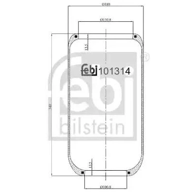 Kuva FEBI BILSTEIN 101314 Metallipalje, ilmajousitus