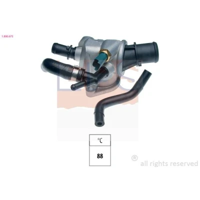 Kuva EPS 1.880.675 Termostaatti 88 Made in Italy OE Equivalent Tiivisteillä FIAT: Stilo Hatchback