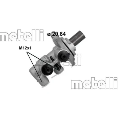 Kuva METELLI 05 1241 Jarrupääsylinteri 20,64 Alumiini