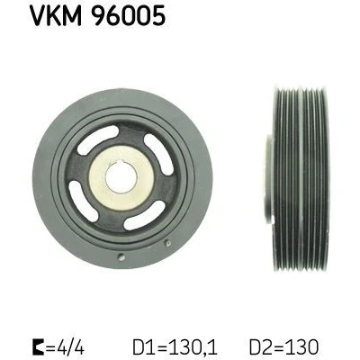 Kuva Hihnapyörä, kampiakseli CHEVROLET AVEO / KALOS Halvkombi, Sedan, SPARK OE 25182300, 96563902