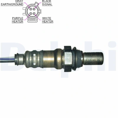 Kuva DELPHI ES20045 12B1 Lambda Anturi Planarsondi, Lämmitetty CHRYSLER: VOYAGER 4, Sebring II Sedan, PT Cruiser Farmari, JEEP: GRAND CHEROKEE 2