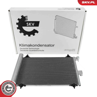 Kuva ESEN SKV 86SKV317 Ilmastoinnin Lauhdutin Vedenerottimella Alumiini 560mm