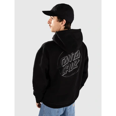 Kuva Santa Cruz OPUS Stripe HOOD Unisex Huppari, Koko: Large, Black