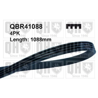 Kuva QUINTON HAZELL QBR41088 Moniurahihna 1088 4 SUZUKI: Grand Vitara 2 SUV, 1 I AUDI: Q7