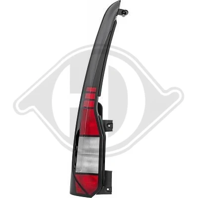 Kuva DIEDERICHS 2298691 Takavalot Vasen P21W, PY21W Ilman lampun kantaa