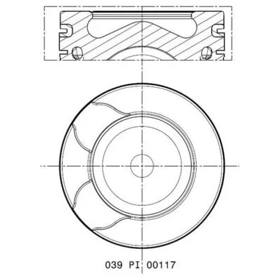 Kuva Mäntä MAHLE ORIGINAL 039 PI 00117 000
