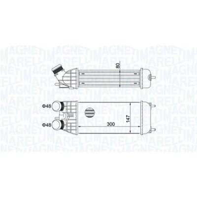 Kuva MAGNETI MARELLI 351319204470 Välijäähdytin