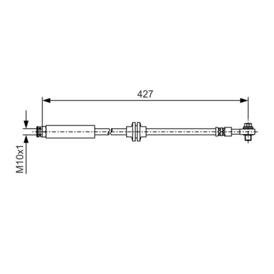Kuva BOSCH 1 987 481 A47 Jarruletku 427 M10x1 OPEL: Corsa D Hatchback, E Hatchback