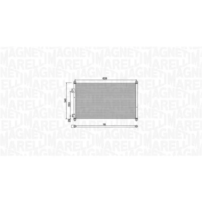Kuva Kondensaattori, ilmastointilaite HONDA CIVIC Hatchback VII OE 80110S5A003, 80110 S5A 003, 80110S5AT01