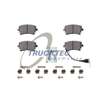Kuva TRUCKTEC AUTOMOTIVE 07.35.239 Jarrupalat Taka akseli AUDI: A6 C6 Avant, A4 B7 Allroad, VOLKSWAGEN: Transporter 5, 6