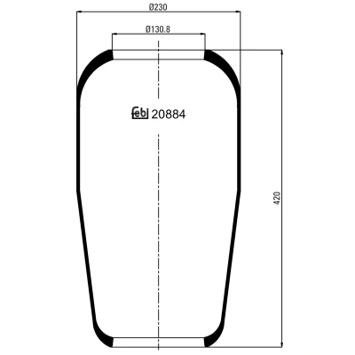 Kuva FEBI BILSTEIN 20884 Metallipalje, ilmajousitus