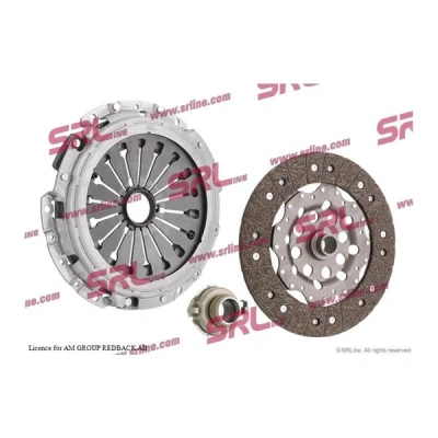 Kuva VALEO KIT3P 826498 Kytkinpaketti Painelevyllä Kytkinlevyllä, irroitinlaakerilla 242 PEUGEOT: 807, 607 Sedan, 406 Farmari, CITROËN: C5 I Farmari