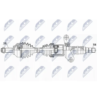Kuva Vetoakseli, Etuakseli, oikea MINI COUNTRYMAN, PACEMAN OE 31609806468