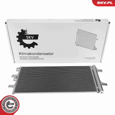 Kuva ESEN SKV 86SKV246 Ilmastoinnin Lauhdutin Vedenerottimella 13,8mm Alumiini 646mm