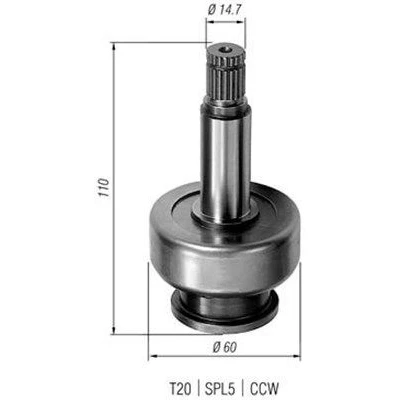 Kuva MAGNETI MARELLI 940113020285 Hammaspyörä, käynnistys