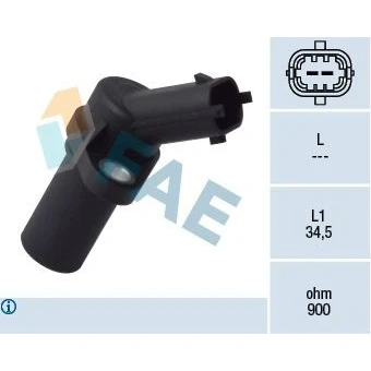 Kuva Impulssianturi, kampiakseli, Edessä Chrysler, Nissan, Opel, Vauxhall OE 0005010412449, 05066833 AB, 09118368
