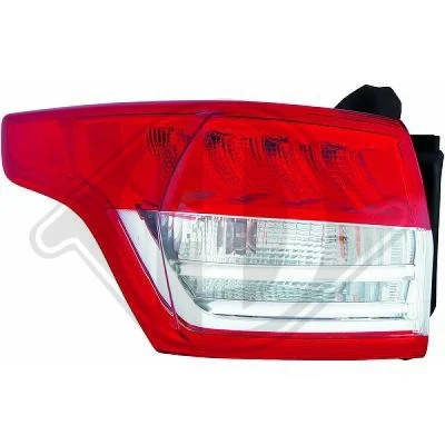 Kuva DIEDERICHS 1471091 Takavalot Vasen Uloin osa PY21W, LED Lampun kannalla, Polttimolla FORD: KUGA 2