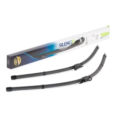 Kuva Pyyhkijänsulka Valeo Silencio X.trm, Flat Blade Set 574355 Edessä Rungottomat Top Lock MERCEDES BENZ: Vito Mixto, Bussi, Viano