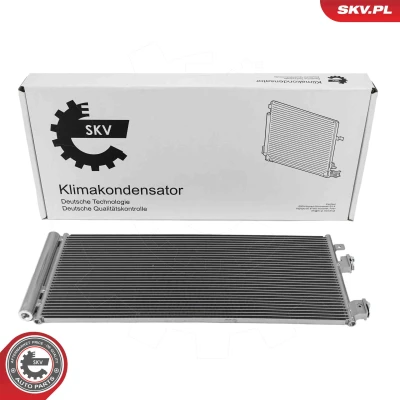 Kuva ESEN SKV 86SKV478 Ilmastoinnin Lauhdutin Vedenerottimella Alumiini 668mm